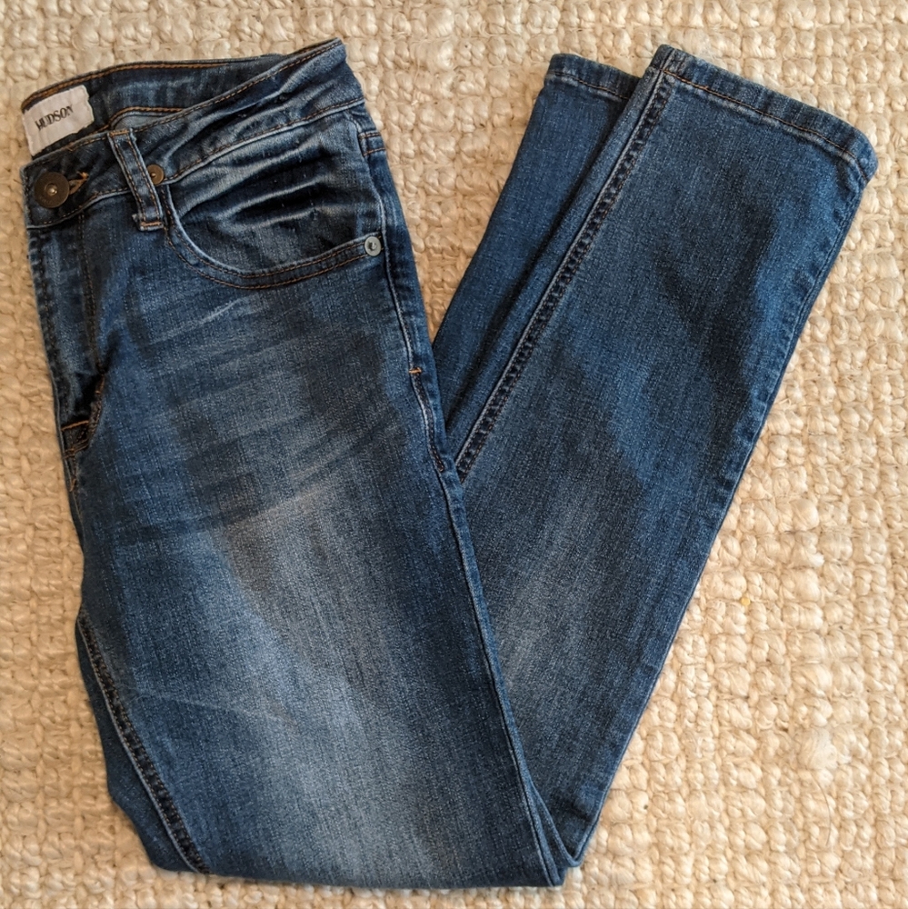 Hudson Girls Size 12 Straight Leg Jeans
